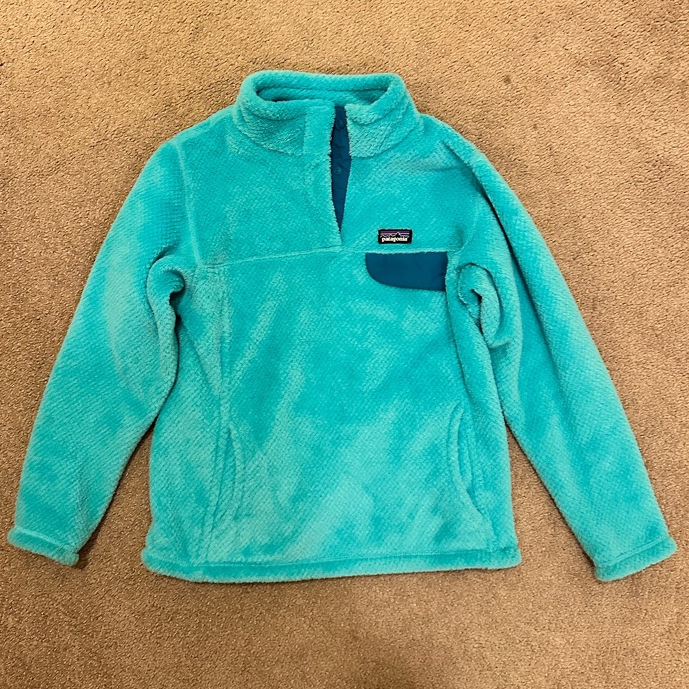 Patagonia Pullover size M turquoise